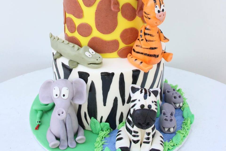 Jungle Birthday Cake