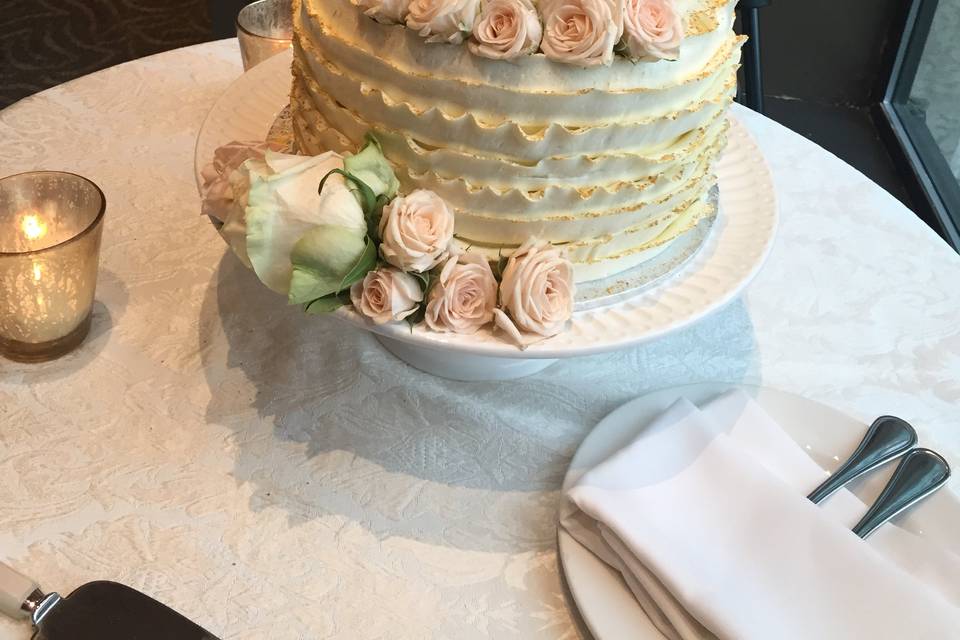 Wedding Cake, Cutting Cake