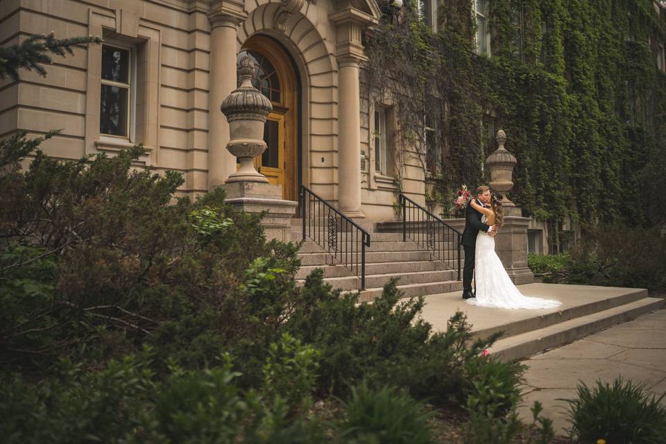 Wide Angle Couple Portrait