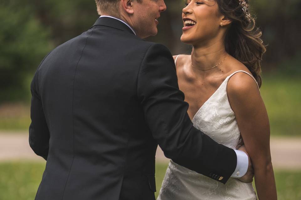 Couple Dancing in the Rain