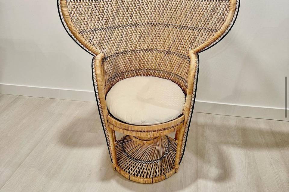 Wedding peacock chair