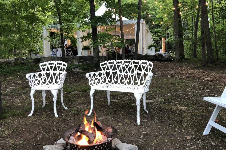 Firepit social area