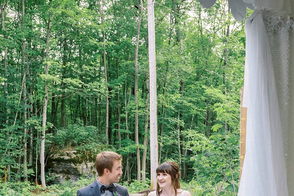 Bride and groom entrance