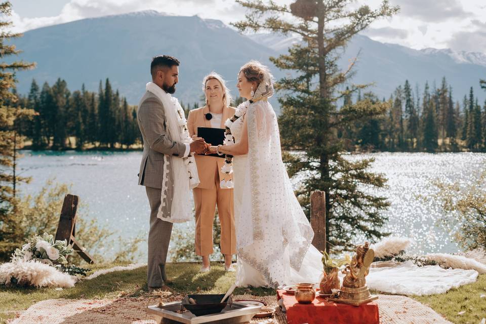 A modern Hindu wedding