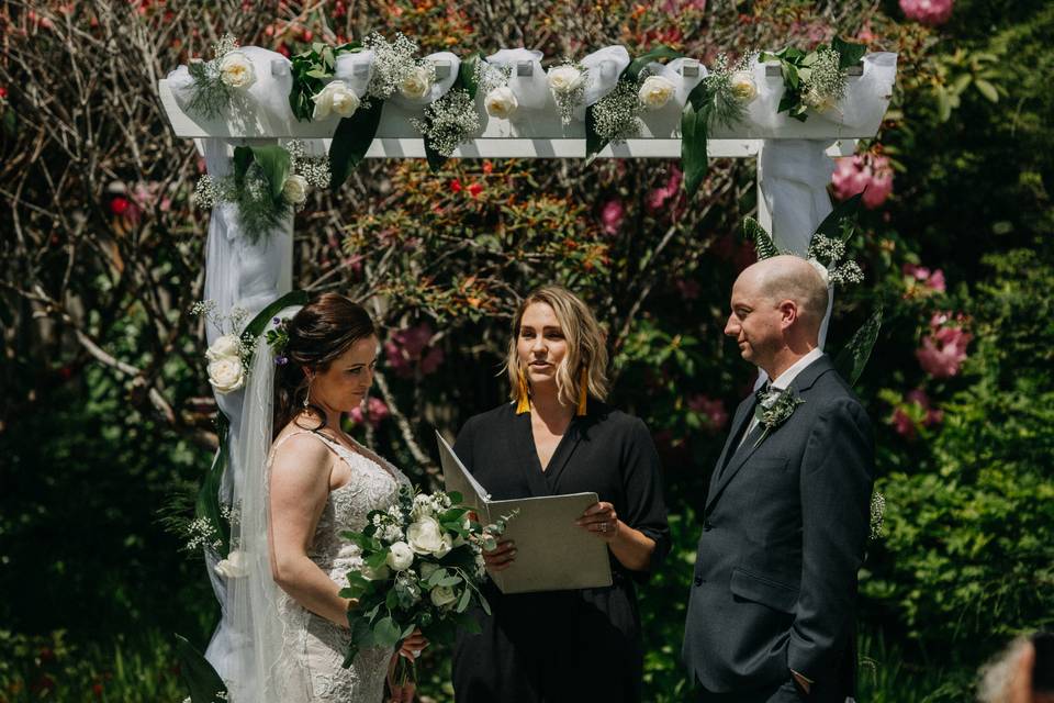 Garden ceremony