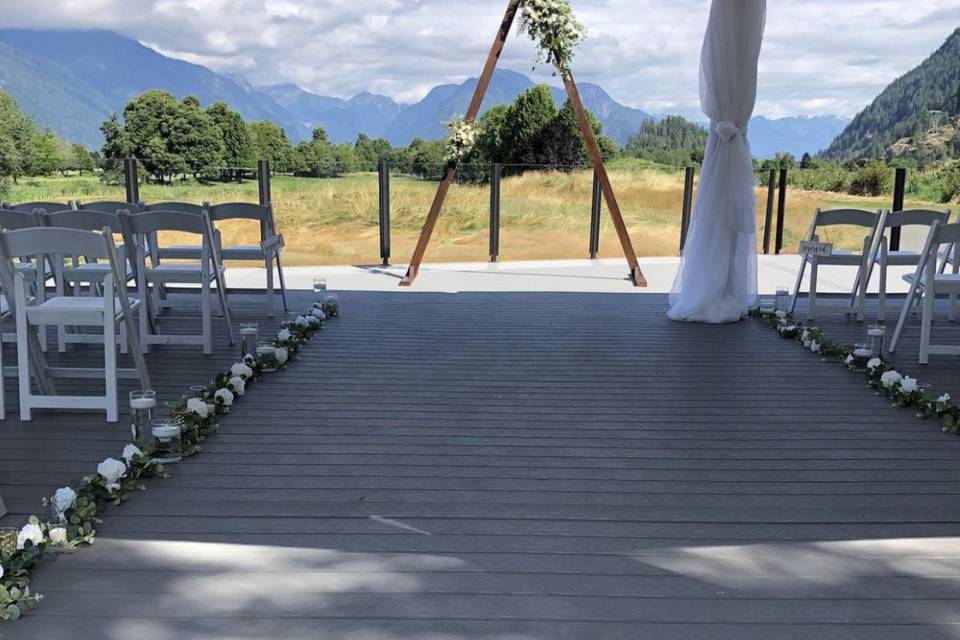 Outside Ceremony Site