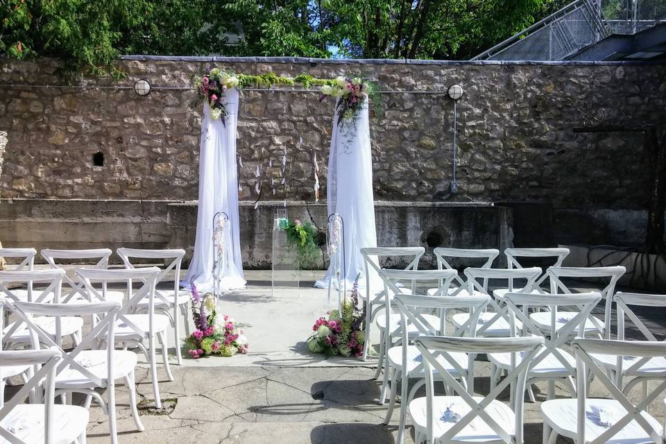 Courtyard ceremony