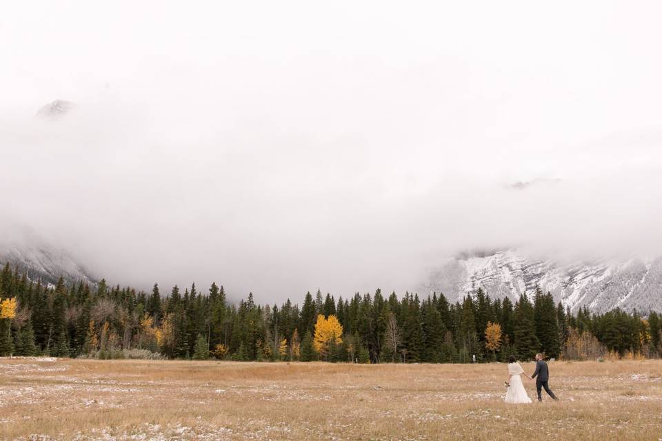 Bride & Groom - Canmore