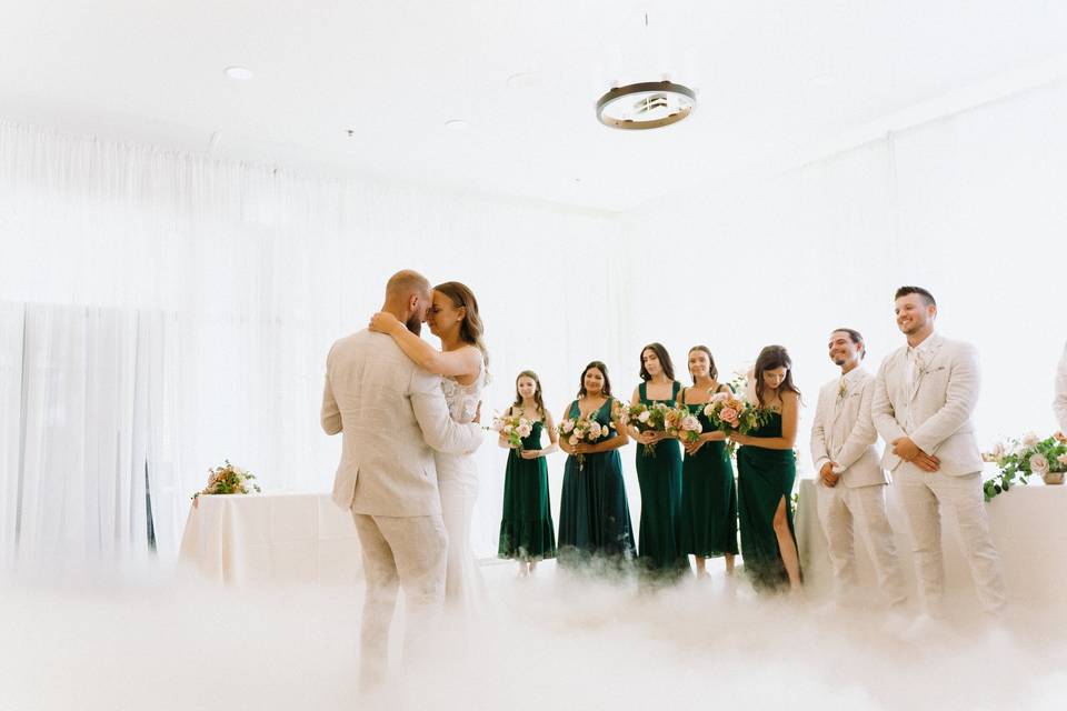 First dance in the clouds