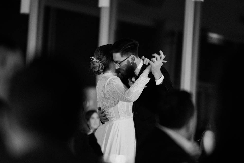 Their first dance