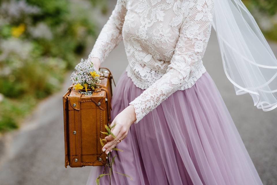 A picnic wedding