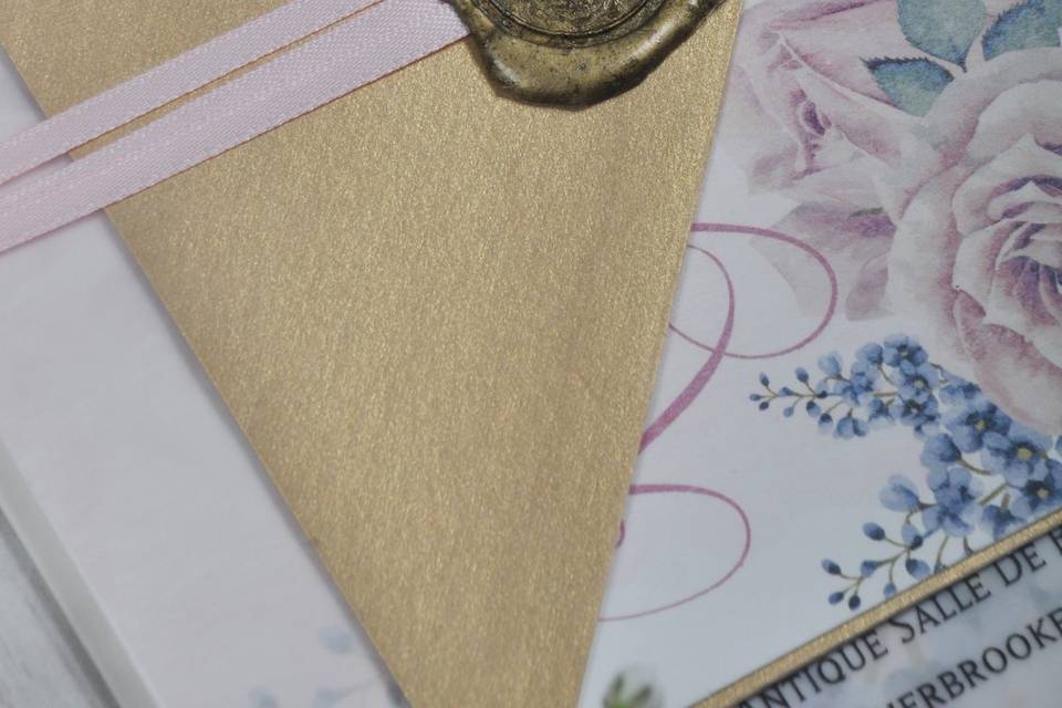 Custom Wax Seals with Vellum