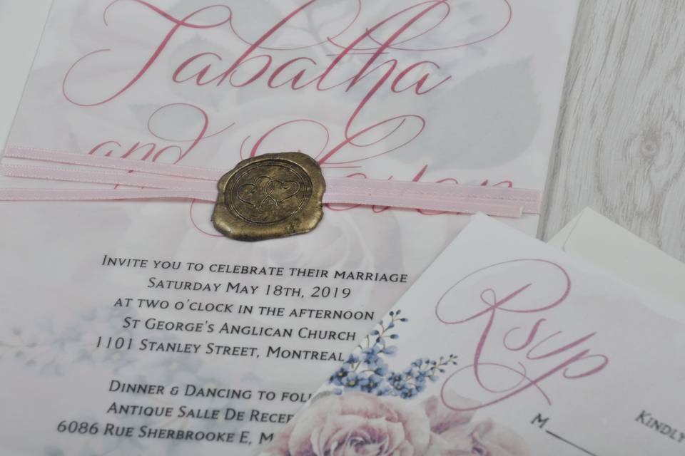 Vellum Invitations