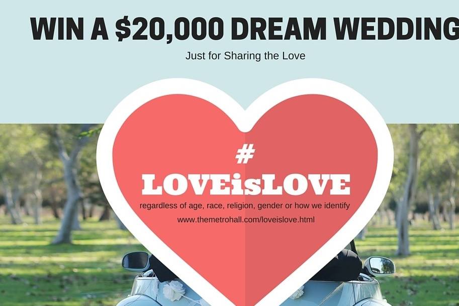 Win a $20,000 Dream Wedding