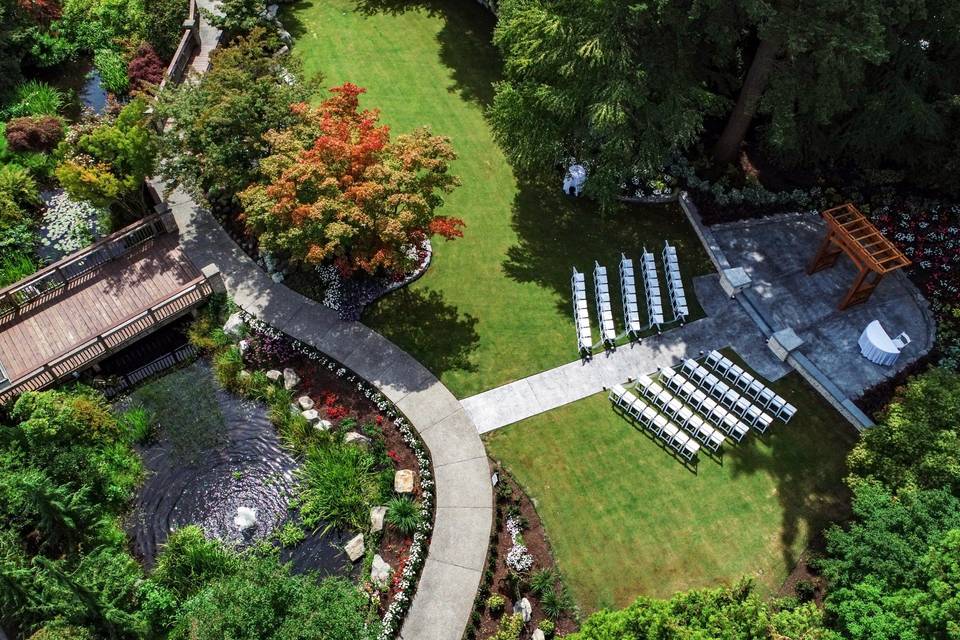 Garden from above