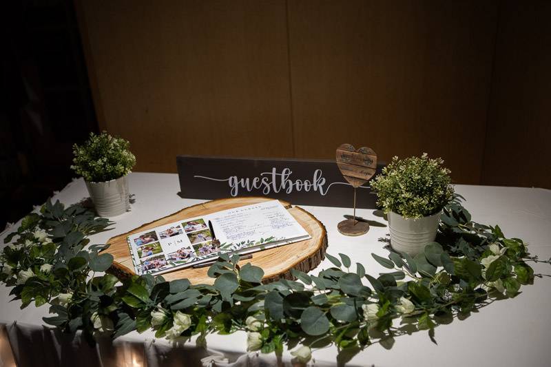 Rustic- Guest Book Table