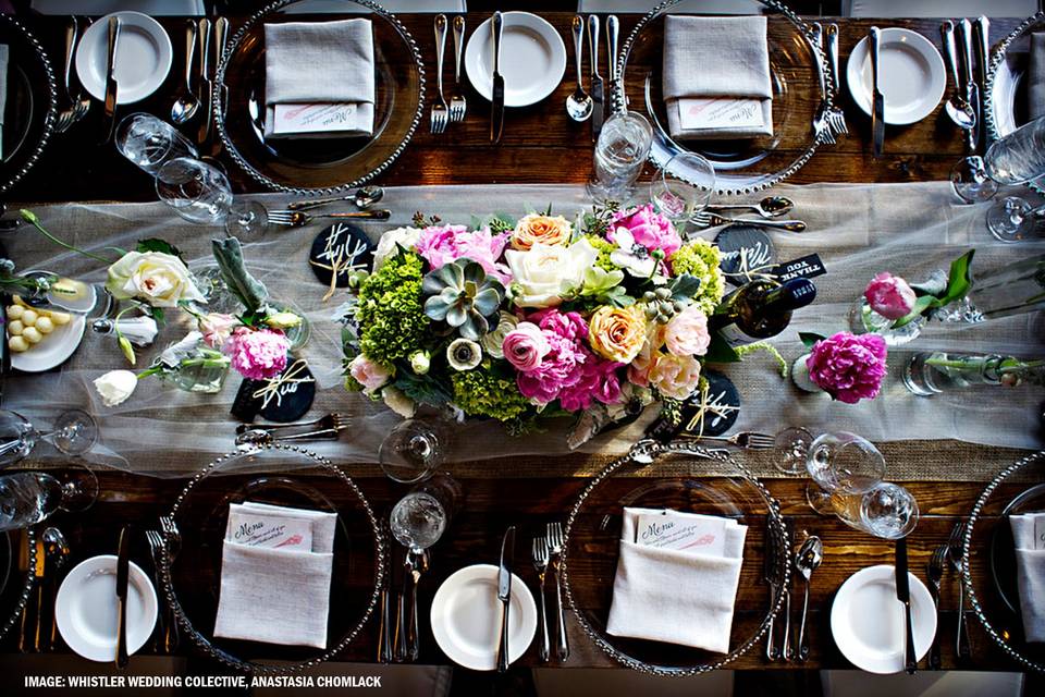 Elegant table settings