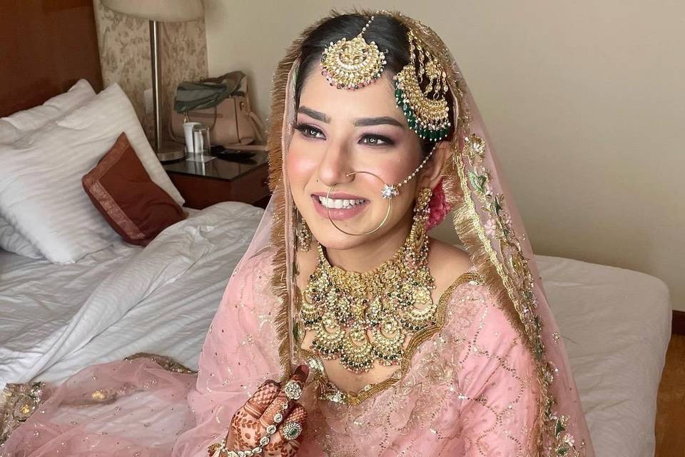 South Asian makeup and hair