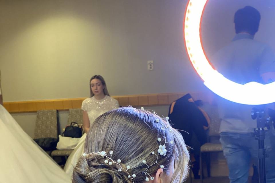 Bridal hair do