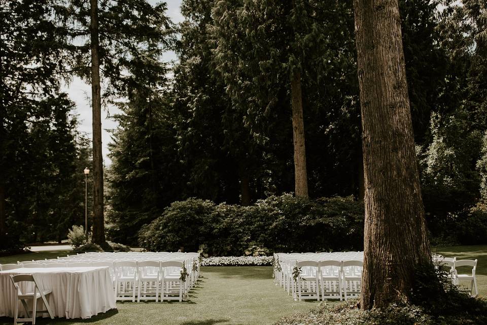 Gallery room ceremony