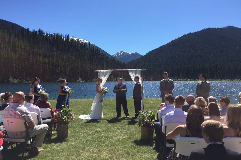 Lightning Lake Ceremony.