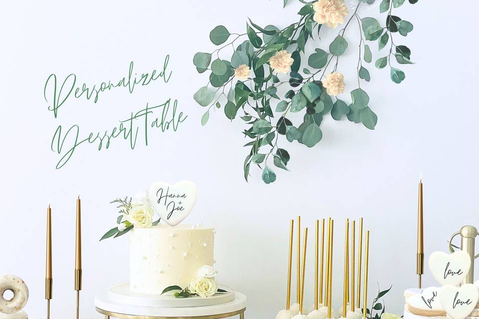 Personalized Dessert Table