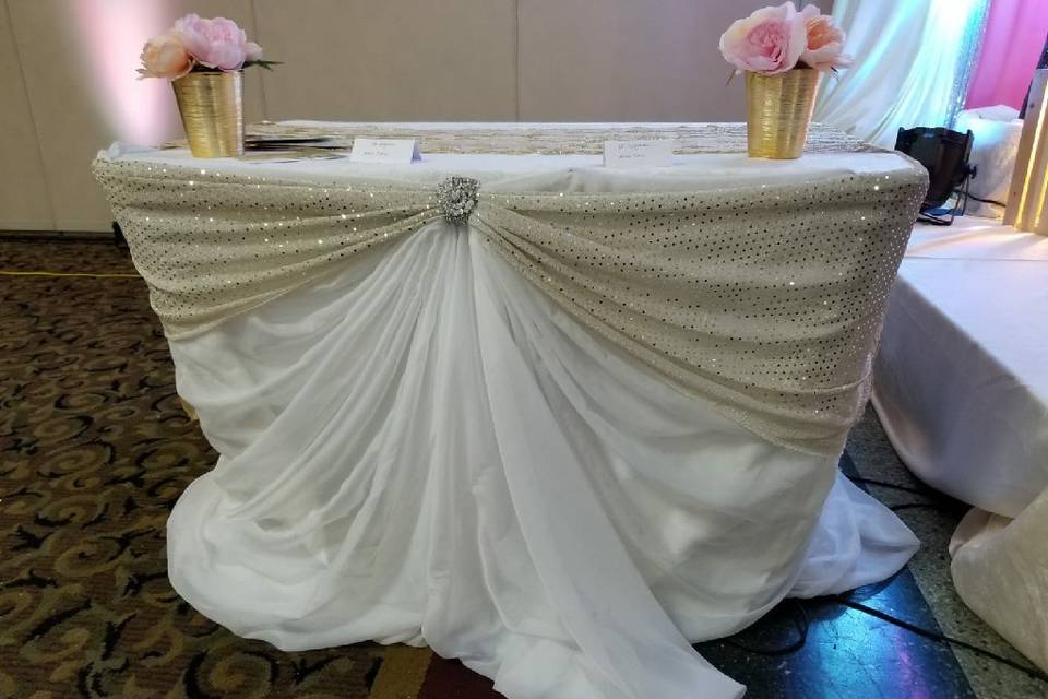 Newly weds table