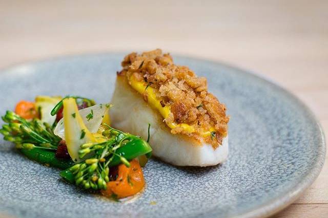 Ling Cod with Anchovy Crumb