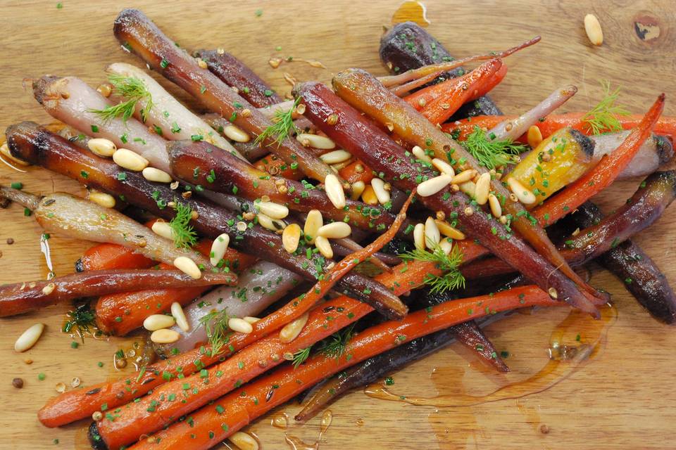 Heirloom Carrots Family Style