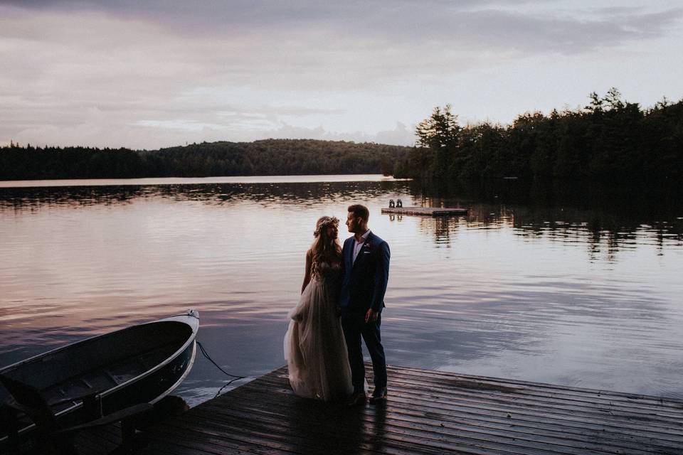 Muskoka cottage wedding