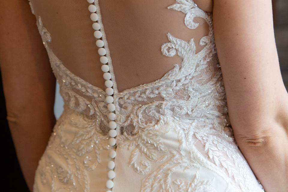 Love the detail in this gown