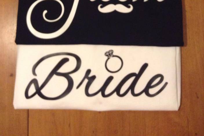 Bride and Groom Tees