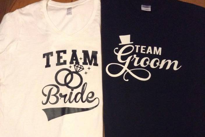 Team Wedding Tees