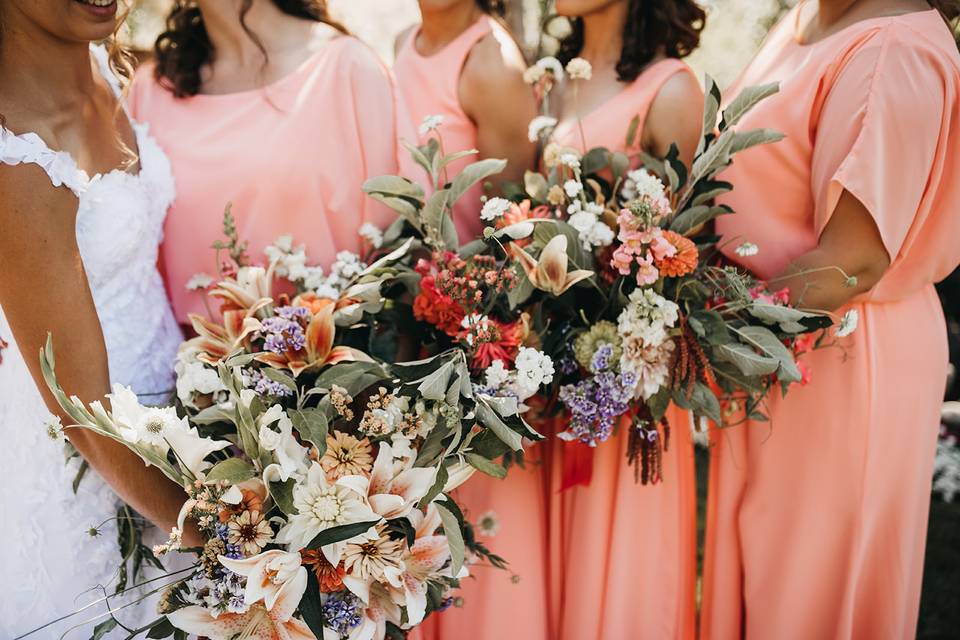 Five Lush Bridal Bouquets