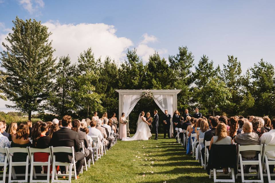 Belcroft Outside ceremony