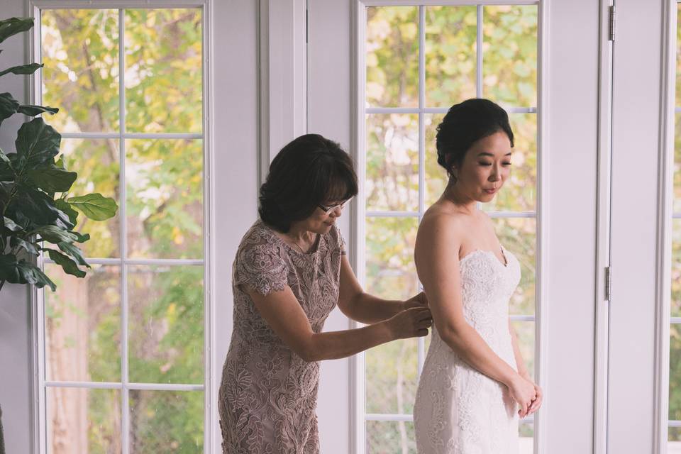 Mom and Bride