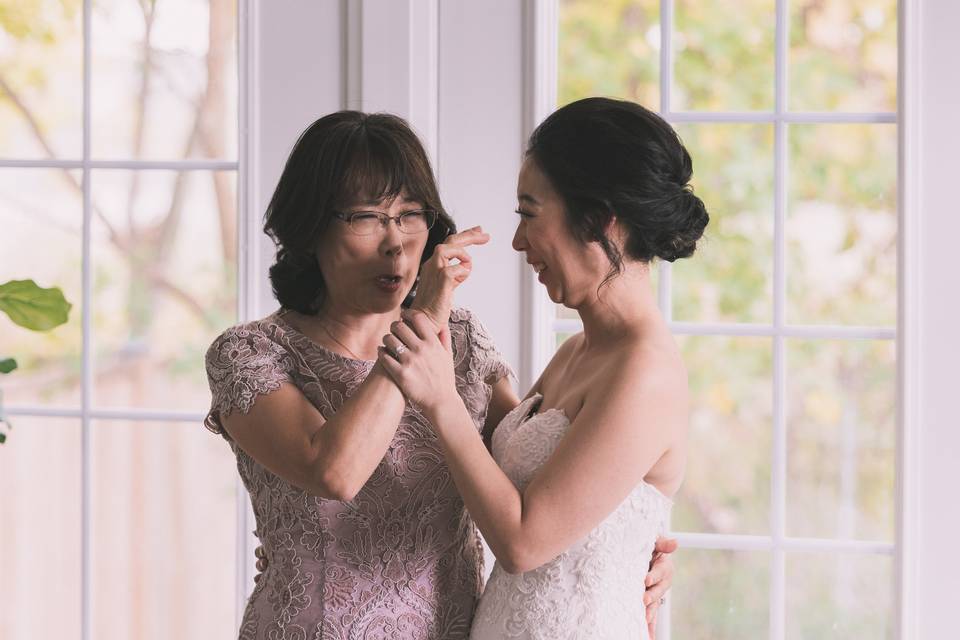 Mom and Bride