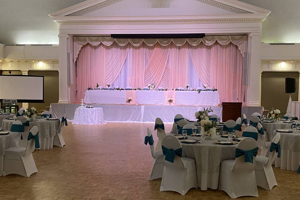 Ballroom set-up