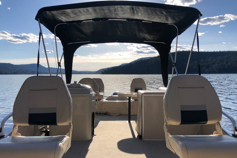 Pontoon boat available