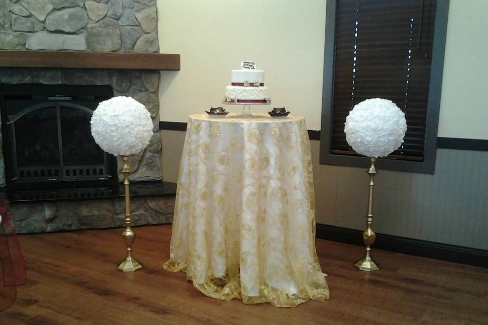 Emy events cake table design