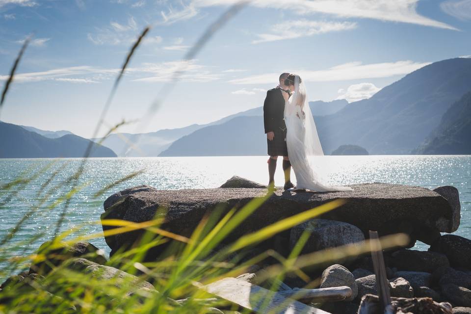 Furry Creek Scottish Wedding