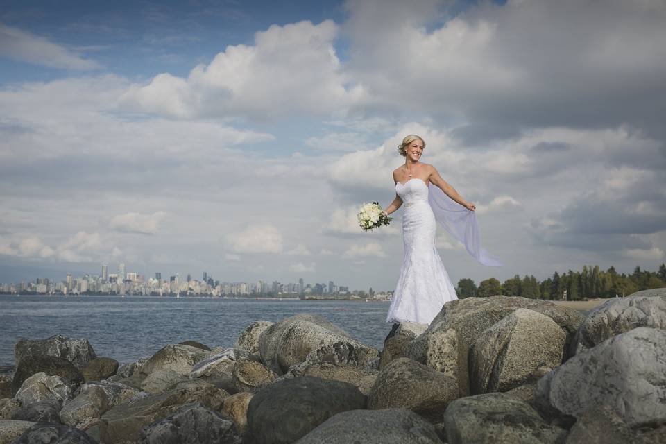 Jericho Beach wedding