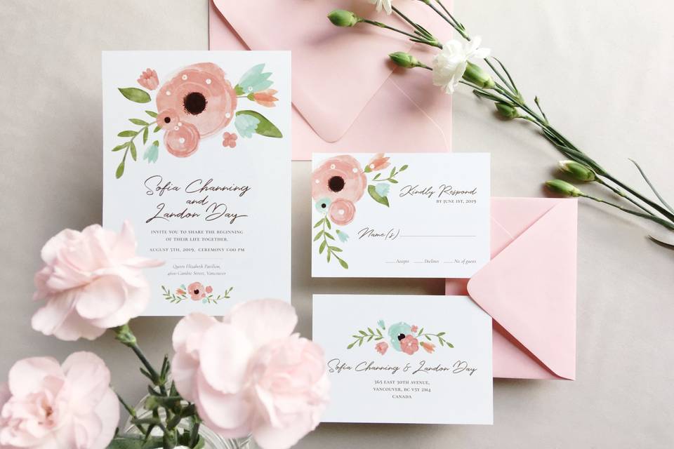 Peony // main invite