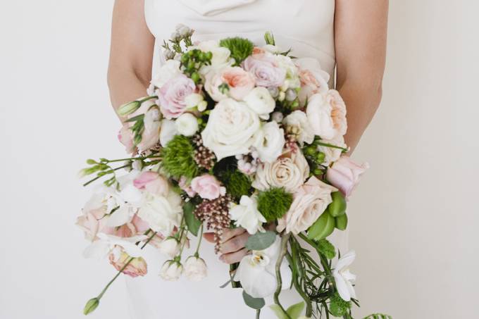 Green garden bouquet