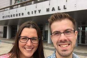 Co-founders, Kaitlyn & Eric