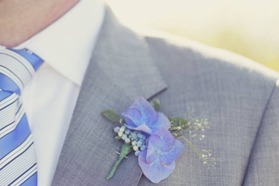 Groom flowers