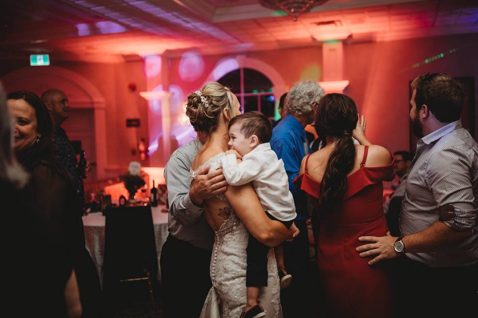 Dancing with mom