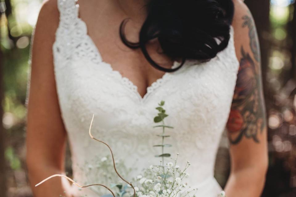DIY bridal florals