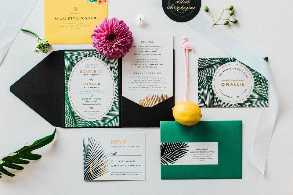 Tropical invites