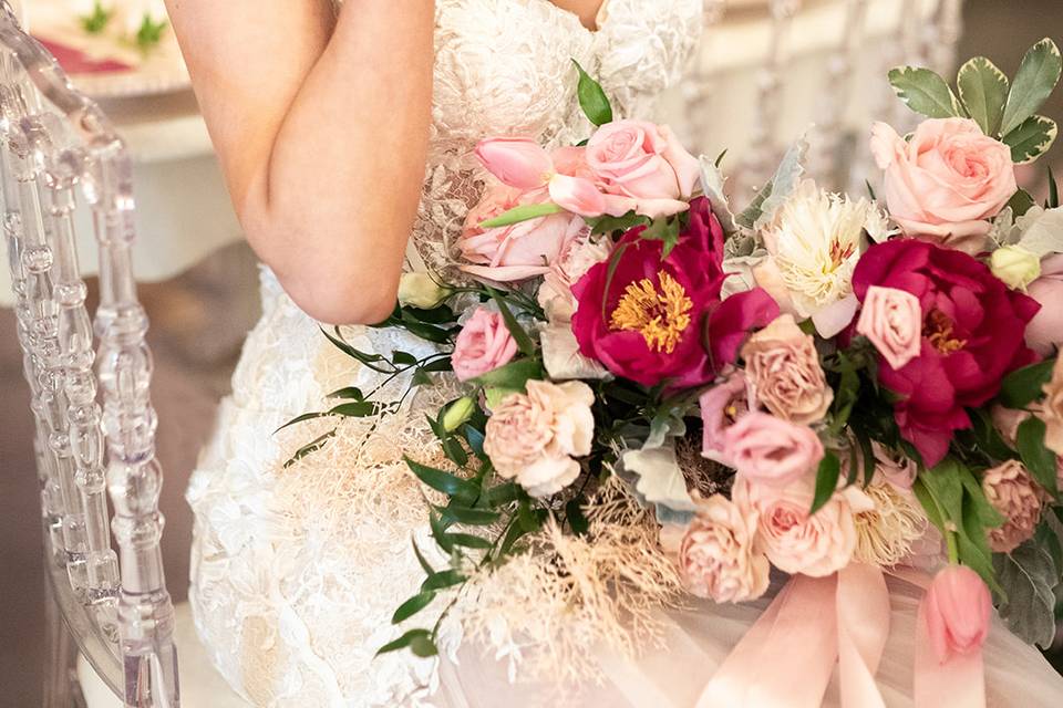 Blissfully Pink Bride